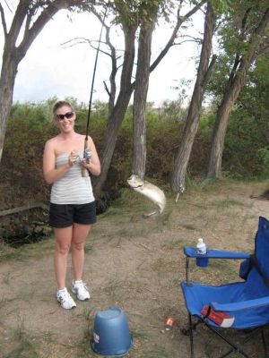 Lauren's First fish evar!
