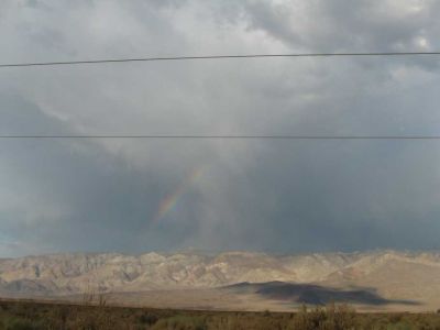 Rainbow as seen from camp
