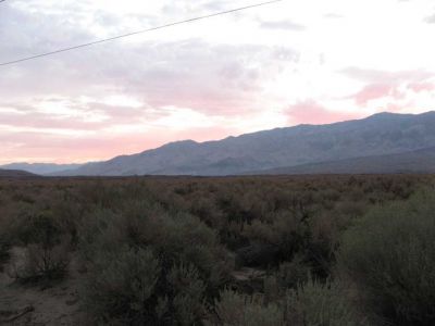 Sunrise from camp
