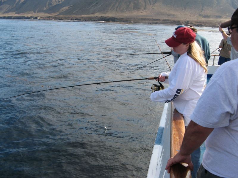 Fishing on the 'Fury'
