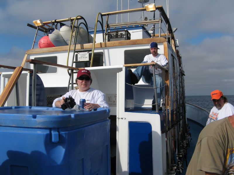 Fishing on the 'Fury'

