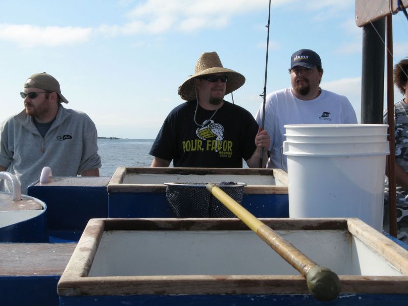Fishing on the 'Fury'
