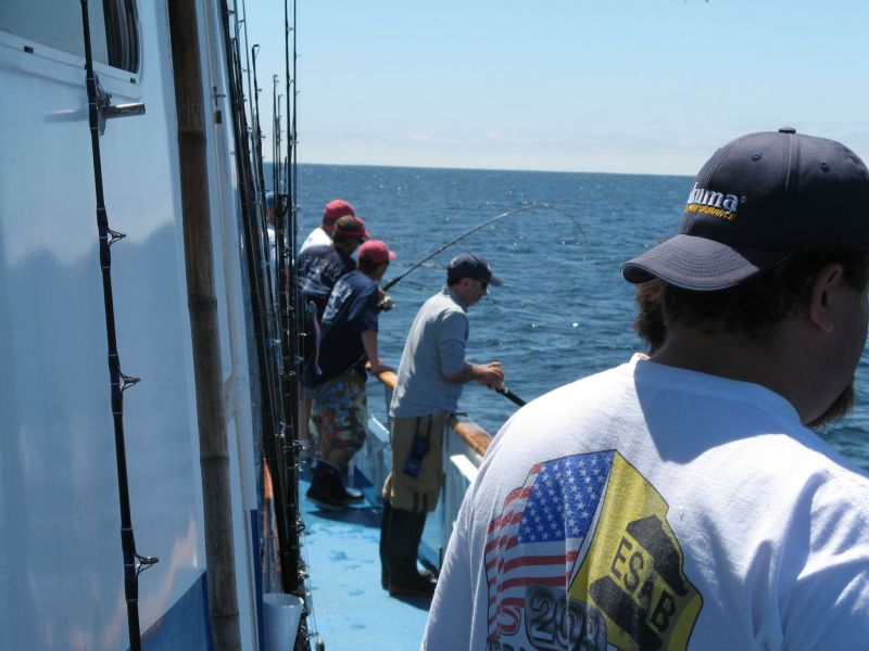 Fishing on the 'Fury'
