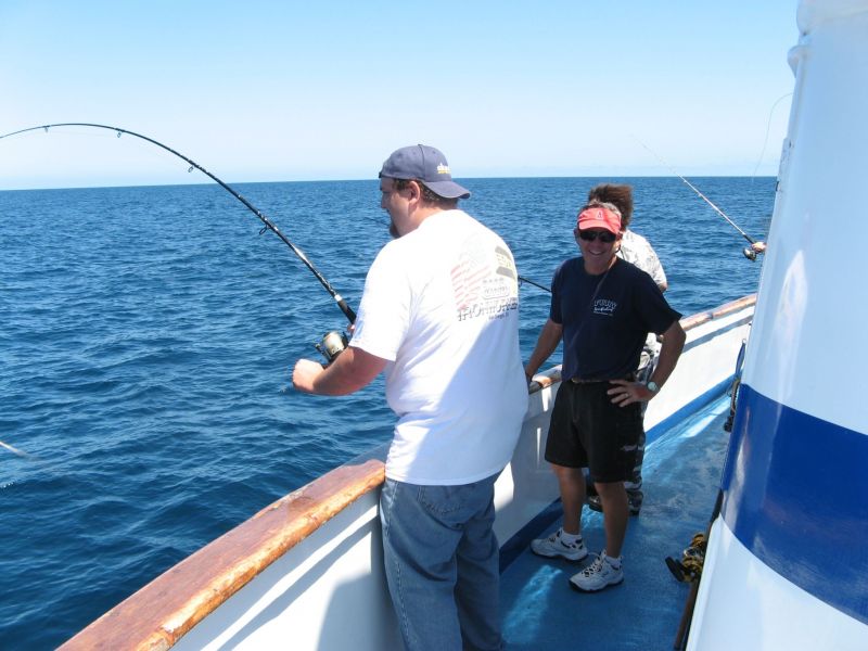Fishing on the 'Fury'
