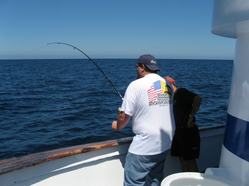 Fishing on the 'Fury'
