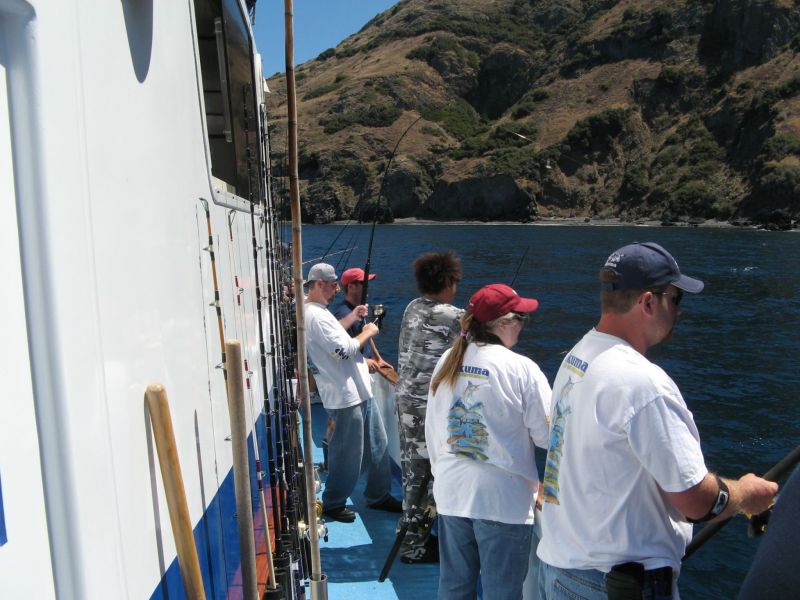 Fishing on the 'Fury'
