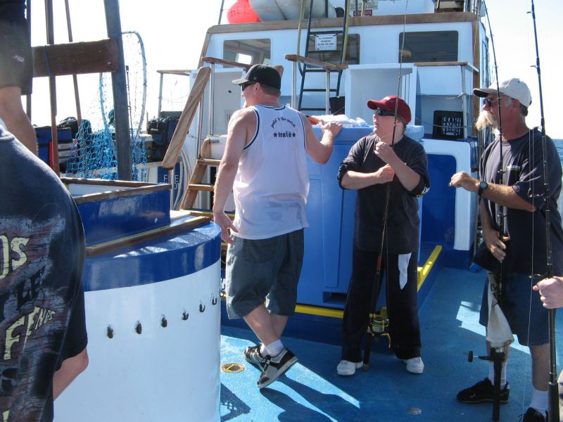 Fishing on the 'Fury'
