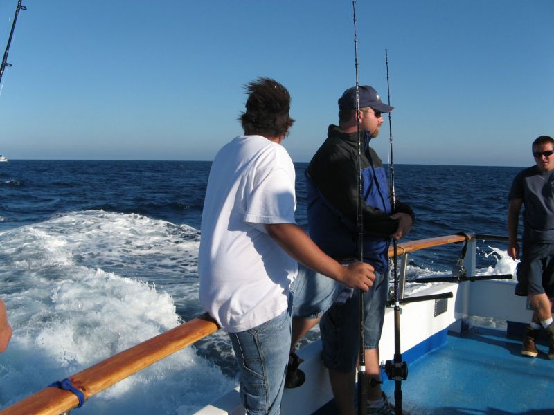 Fishing on the 'Fury'
