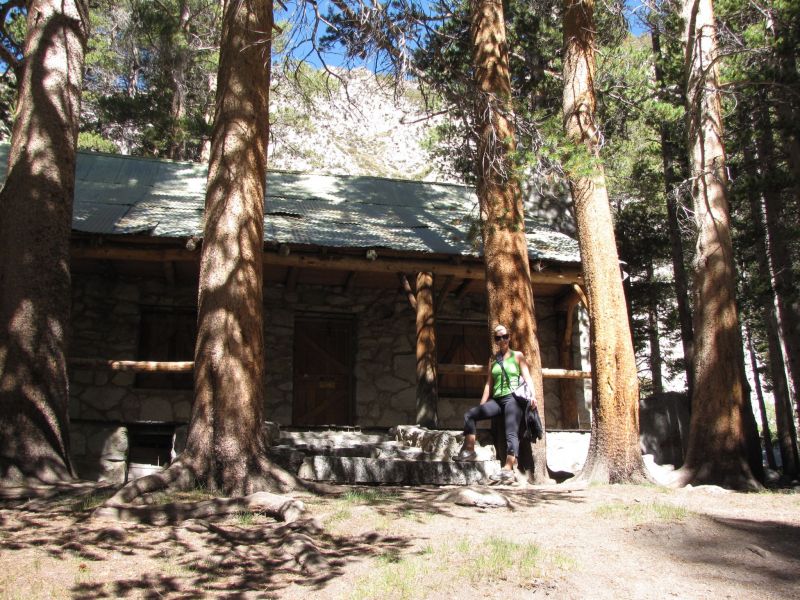 Cabin few miles back on Big Pine Trailhead
