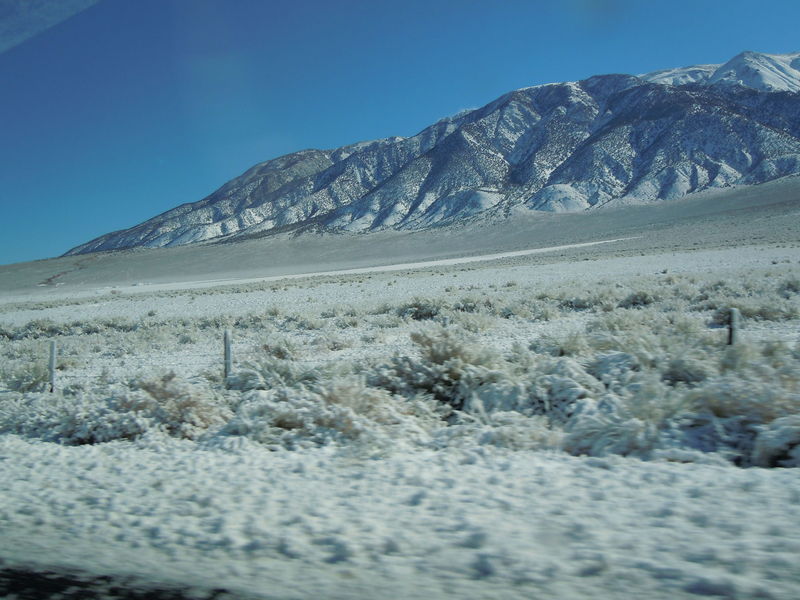 Leaving Bishop on Highway 6

