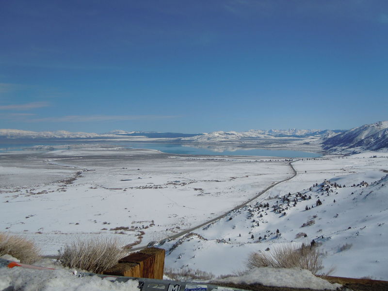 Looking out over Mono Lake
