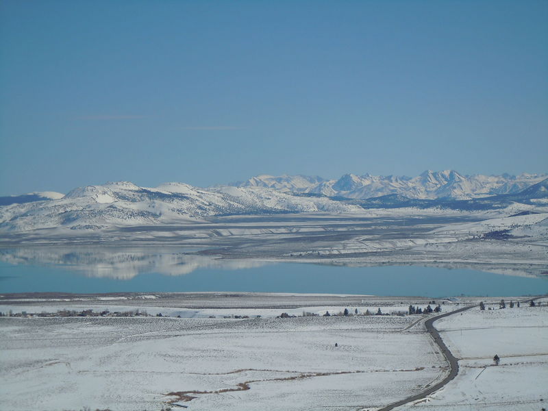 Looking out over Mono Lake
