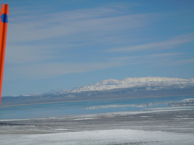 Looking out over Mono Lake
