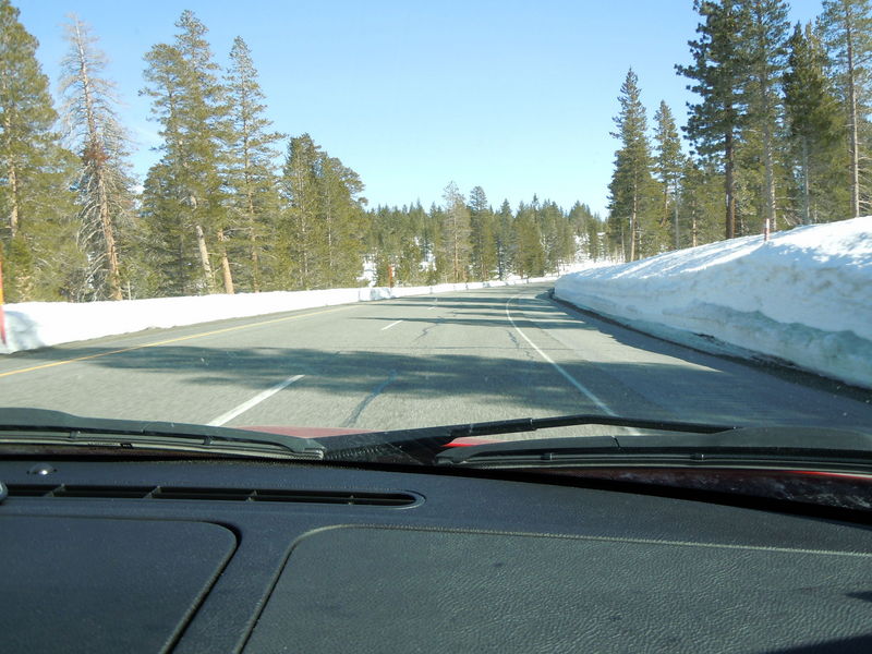 Between Mammoth and June lake
