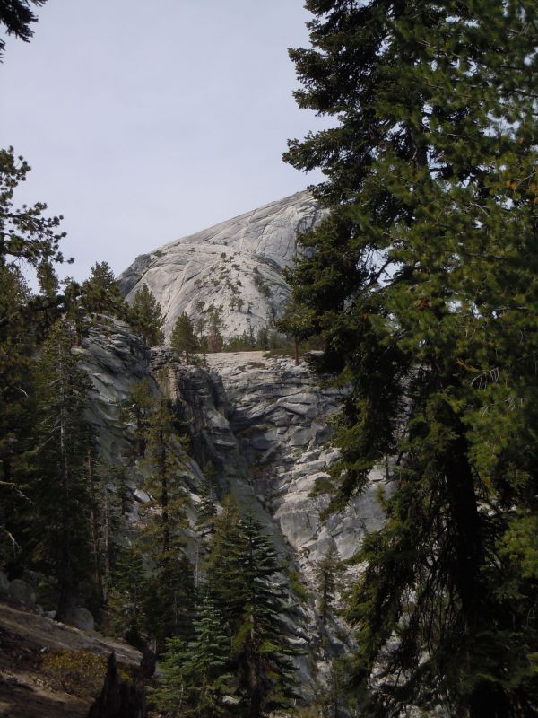 First good view of Half dome cables
