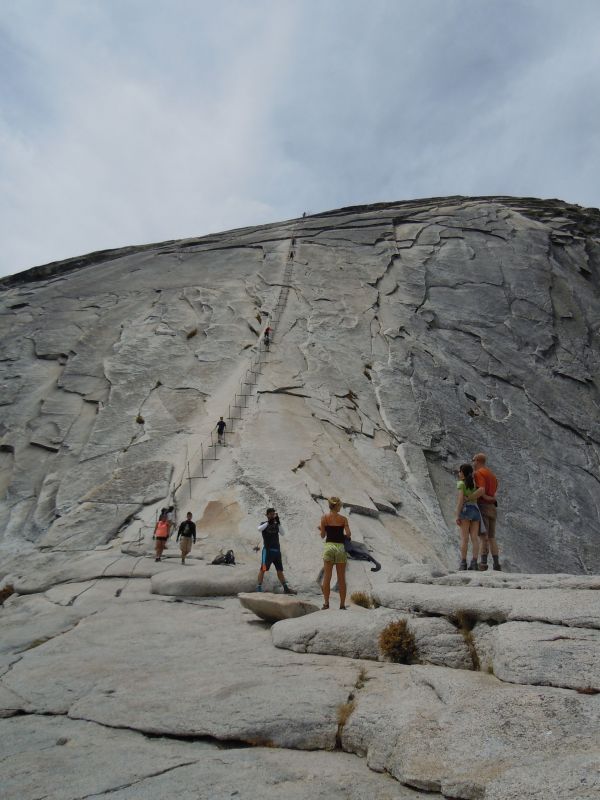 Base of Half Dome cables

