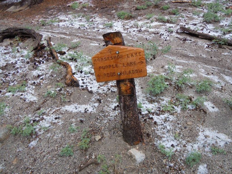Mammoth pass junction #1 Weather has subsided by this point
