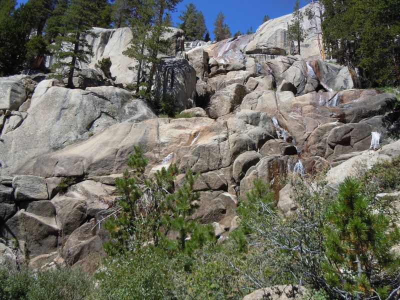looking up toward silver pass
