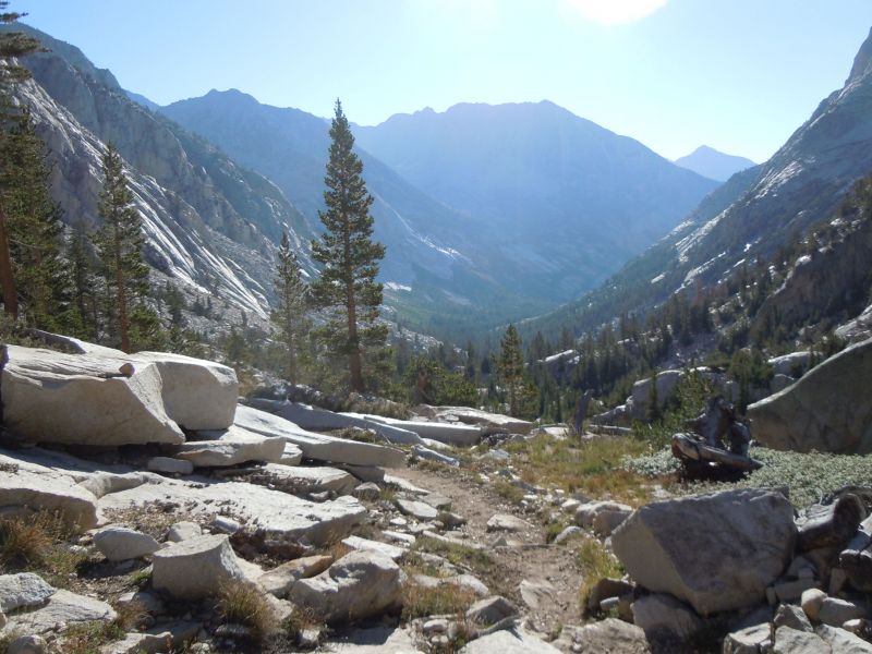 Continuing into LeConte Canyon

