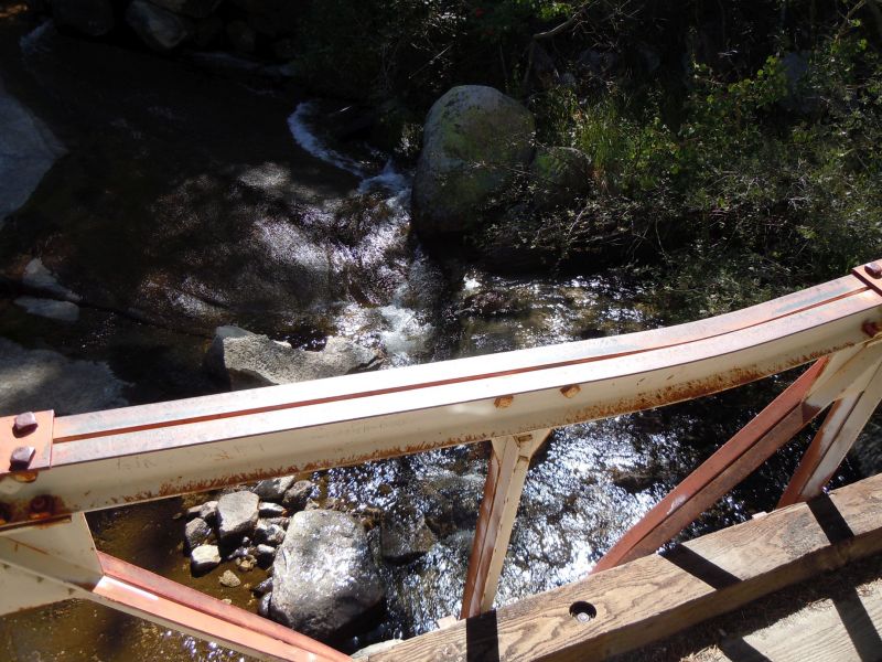 Bridge musta got hit with a flood!
