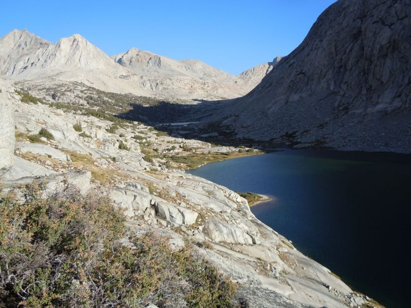 Looking south toward upper palisade, Lower palisade on right.
