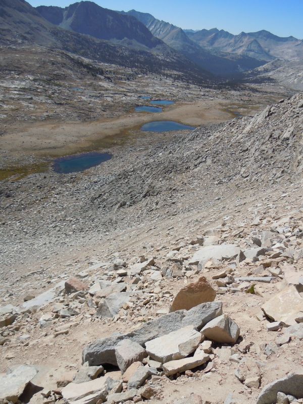 From the top of Mather pass looking south

