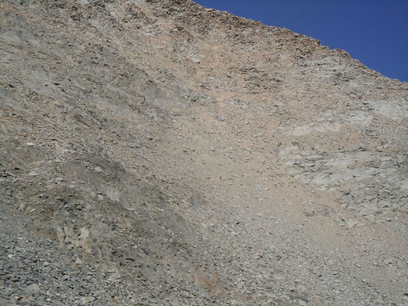 If you look really close you can see the swtich backs coming down the south side of mather pass. even see someone coming down them
