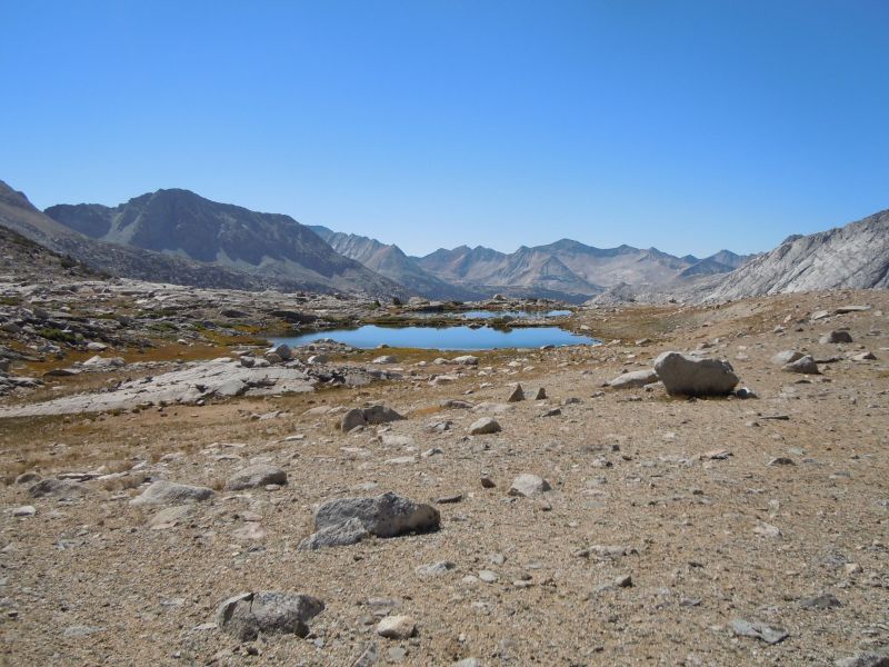 I believe unnamed lakes near south base mather pass
