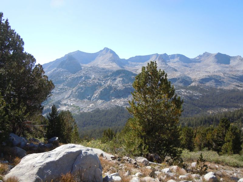 Looking West northwest over Kings river basin
