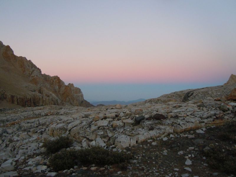 View from Taboose Pass Camp
