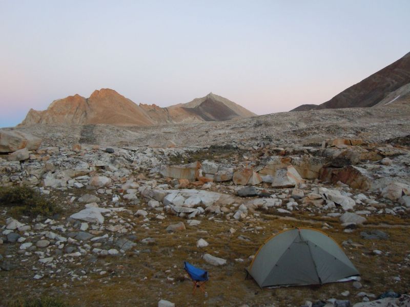 Taboose Pass Camp (looking southeast)
