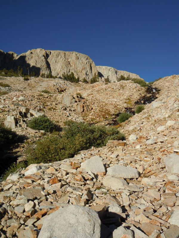The origin of Taboose Creek
