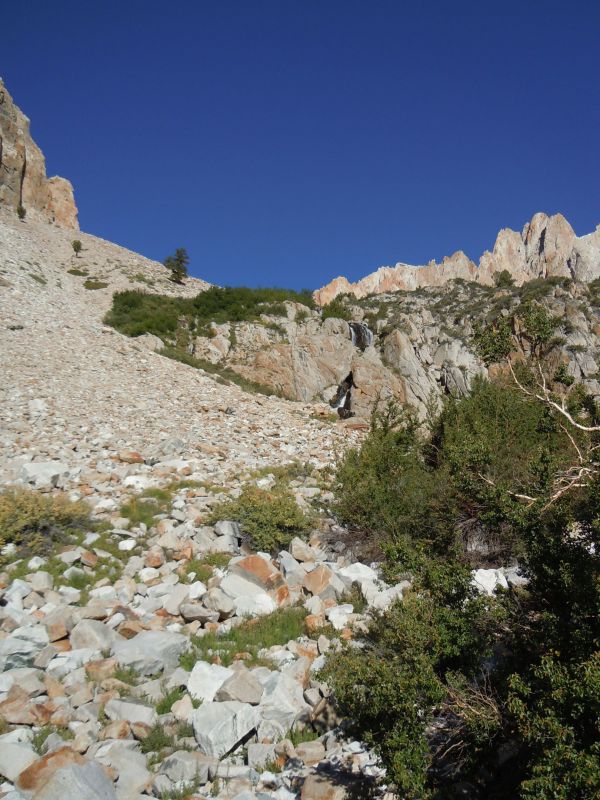 Looking Back up towards the origin of Taboose Creek
